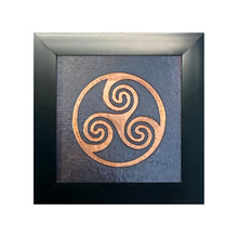 Load image into Gallery viewer, Triskele copper frame