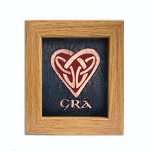 Load image into Gallery viewer, Red celtic copper heart
