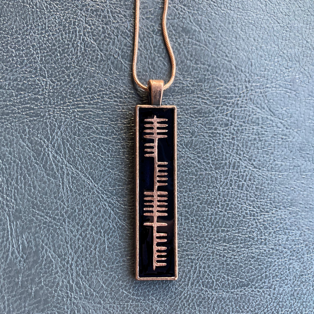 Sláinte / Health Ogham Necklace