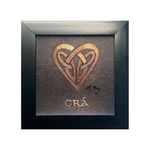 Load image into Gallery viewer, Grá copper celtic knot heart
