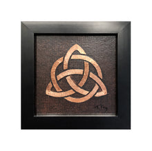 Load image into Gallery viewer, Copper Triquetra frame
